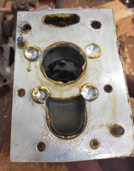 Boite de crabotage retiré.