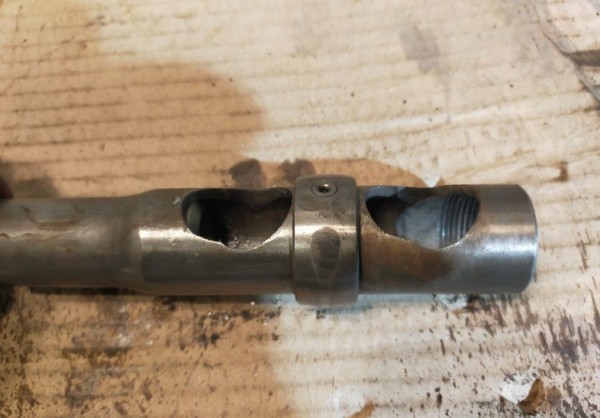 la bague de guidage est usée d'environ 0.3 mm