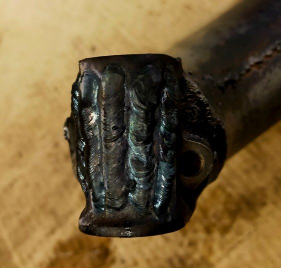 J'ai fait 5 cordons sur le bras gauche